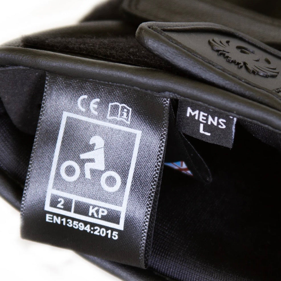 MERLIN (マーリン)防寒最強 防水レザーグローブ "Calton CE2 D3O Waterproof Leather Glove" 【ブラック】