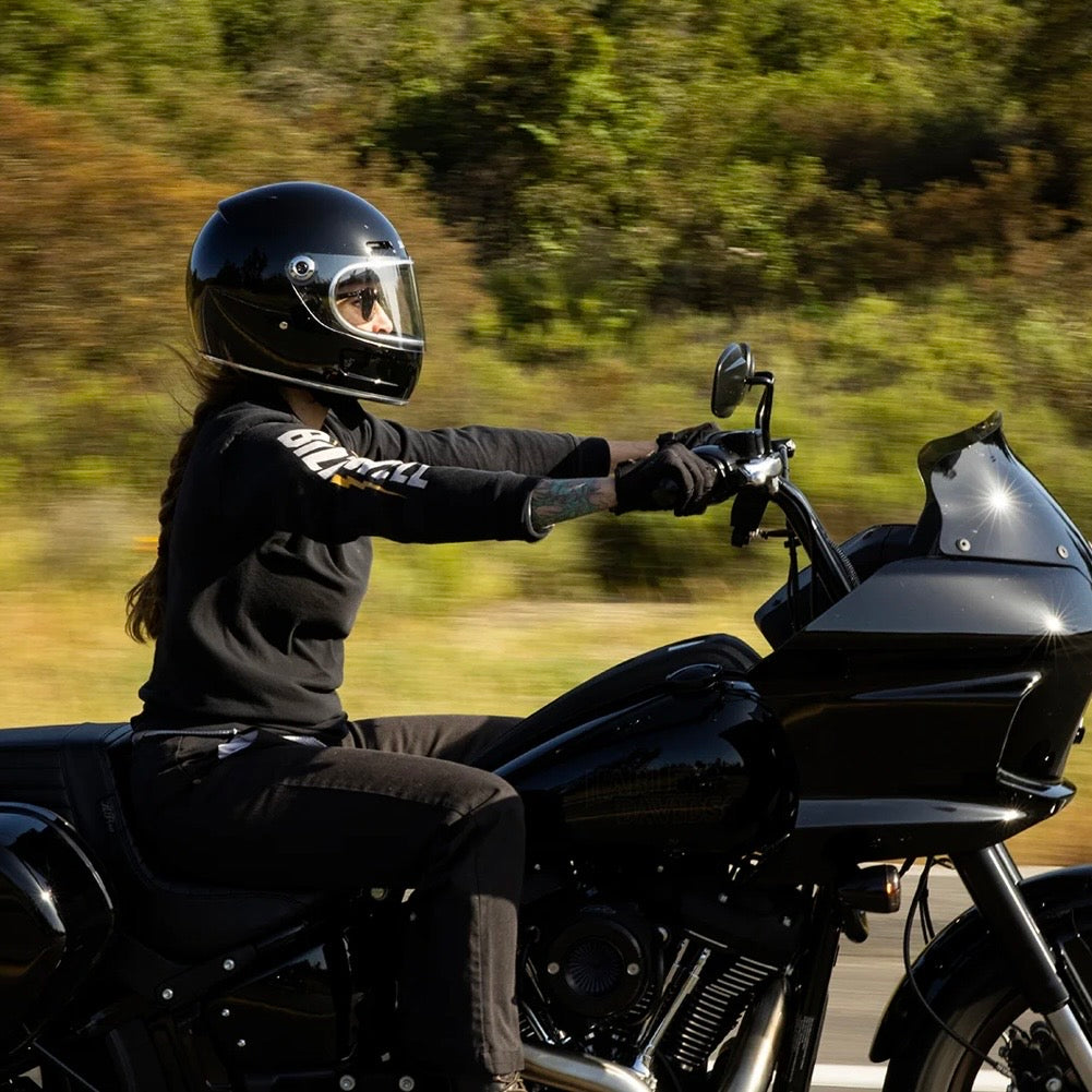 Biltwell ビルトウェル "GRINGO SV" フルフェイスヘルメット Gloss Black【装飾品】