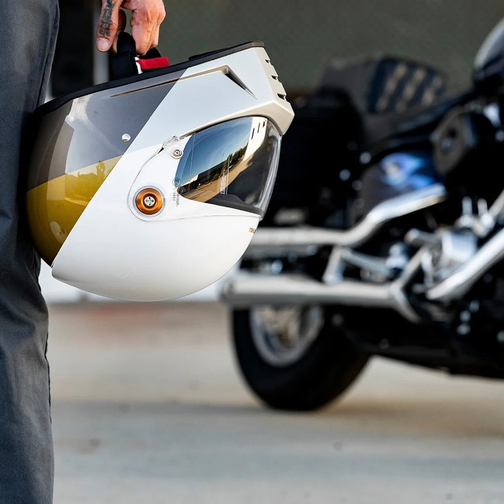 Biltwell ビルトウェル "Lane Splitter" フルフェイスヘルメット Intersection Gold Silver Bronze【装飾品】