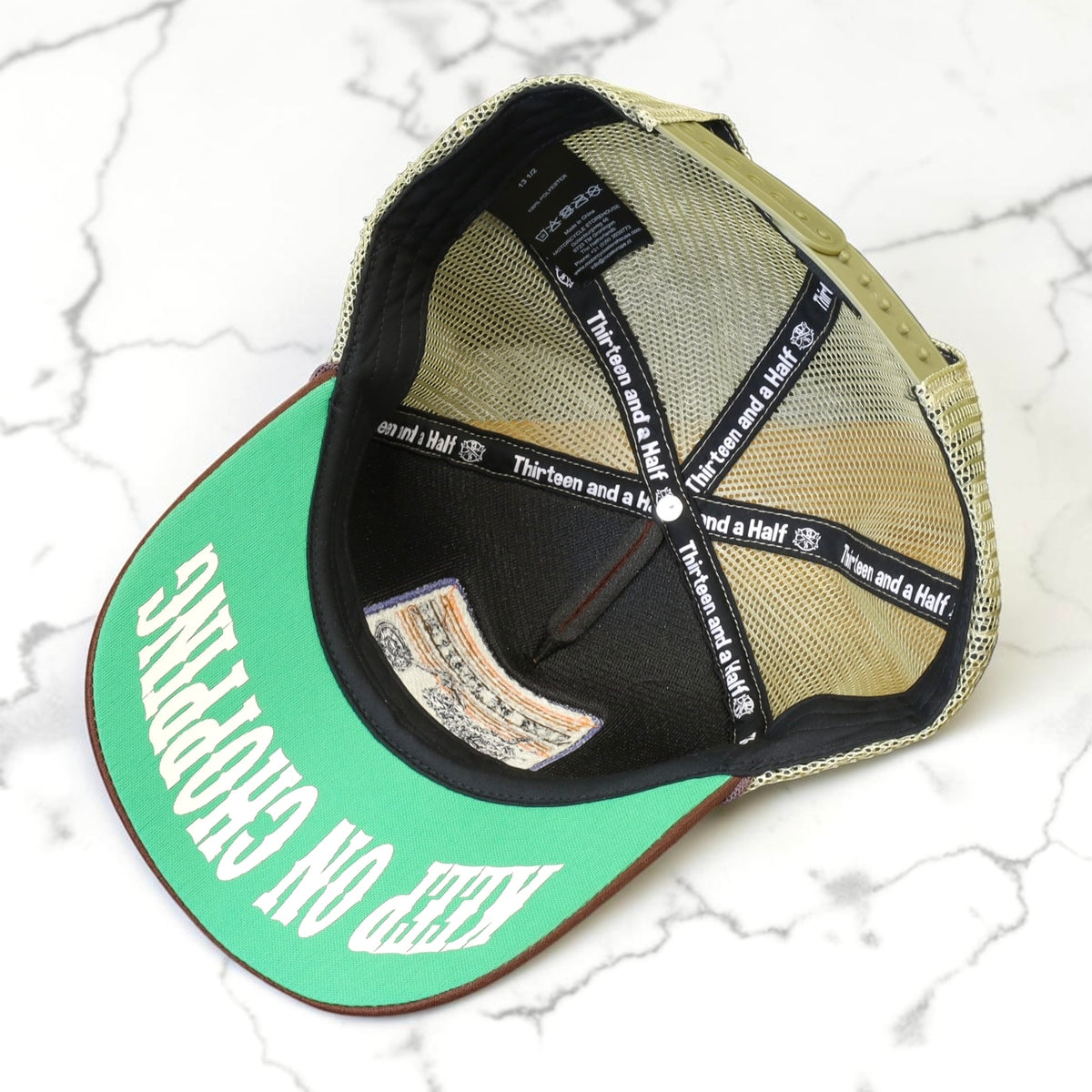 13 1/2 (サーティー アンド ア ハーフ)メッシュキャップ ”KOC trucker cap"