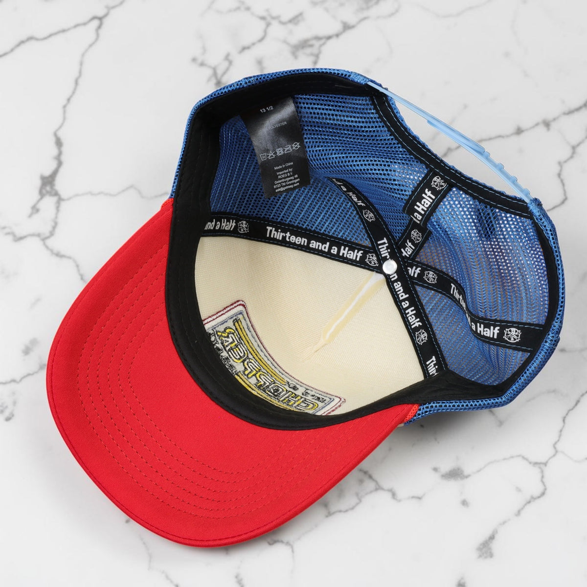 13 1/2 (サーティー アンド ア ハーフ)メッシュキャップ ”It's a Chopper Baby trucker cap"