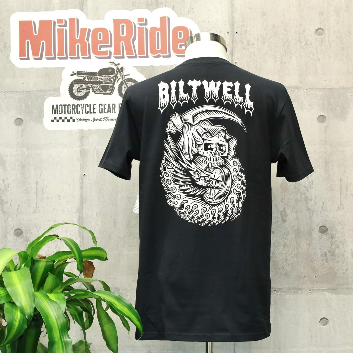 Biltwell ビルトウェル 半袖Tシャツ "Creep T-shirts" 【ブラック】