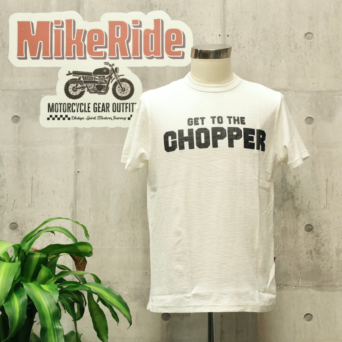 13 1/2 (サーティー アンド ア ハーフ)半袖Tシャツ "Get the Chopper" 【ホワイト】