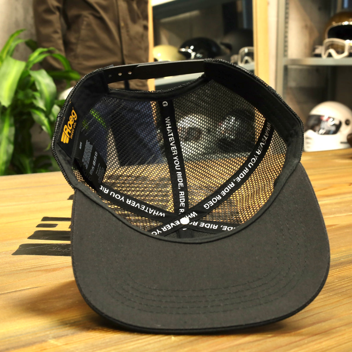 Roeg ローグ フラットパネルキャップ "Texas flatpanel cap black"