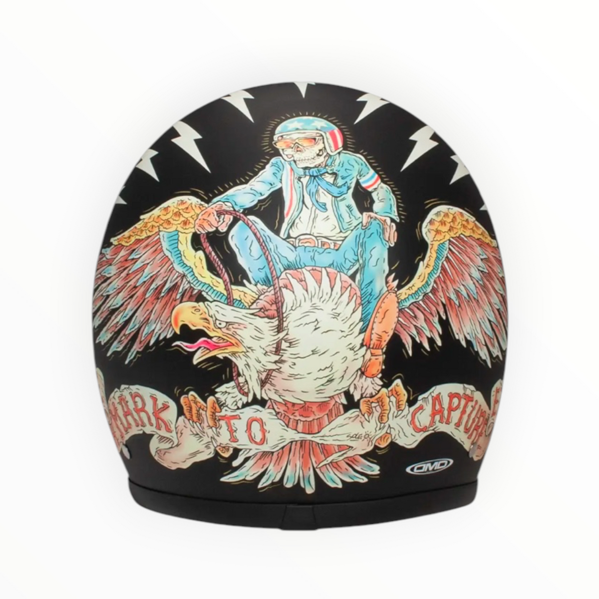 DMD ジェットヘルメット【RETROシリーズ】 ”EAGLE” 装飾品