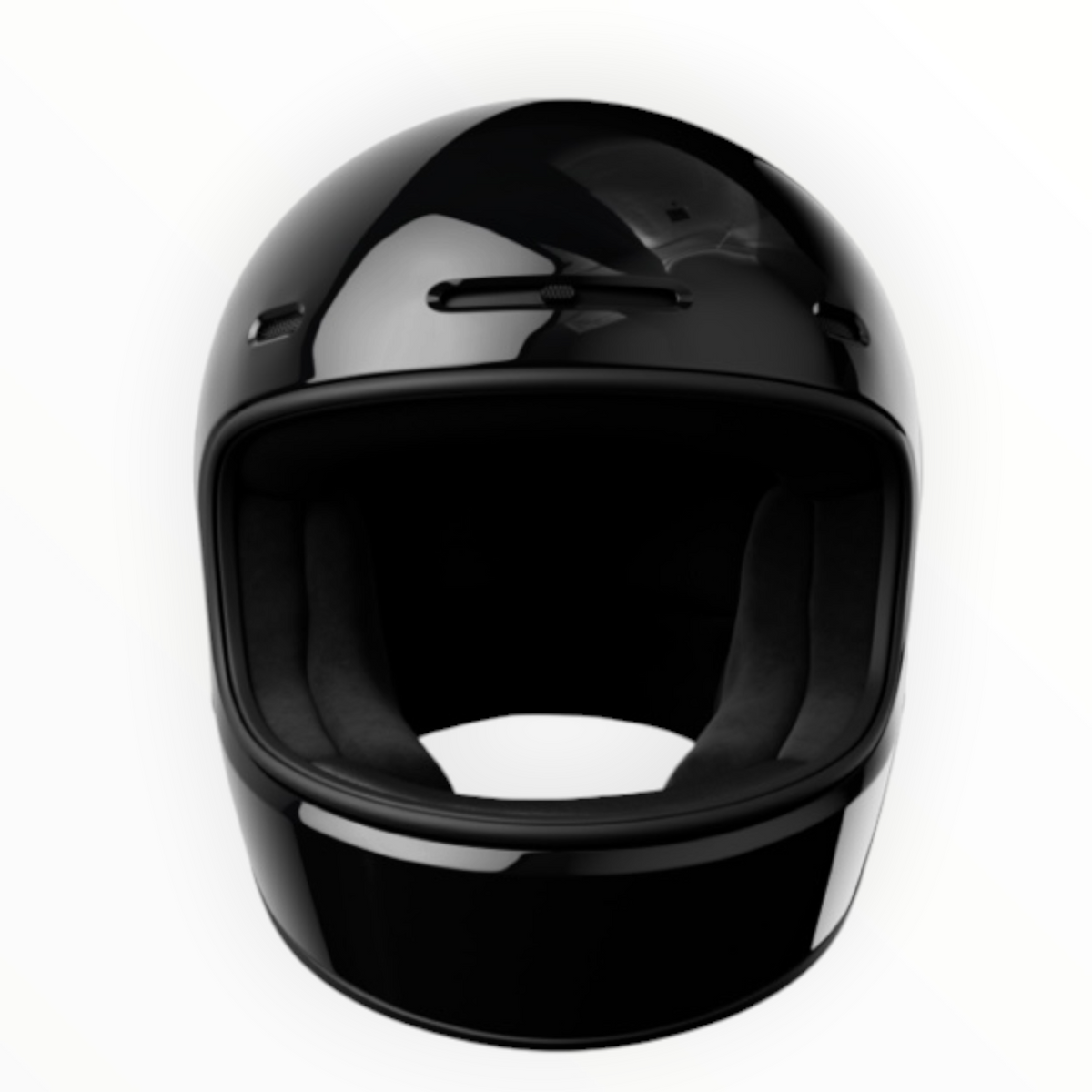 John Doe フルフェイスヘルメット 【JD/ONE HELMETS】"GLOSSY BLACK" 装飾品