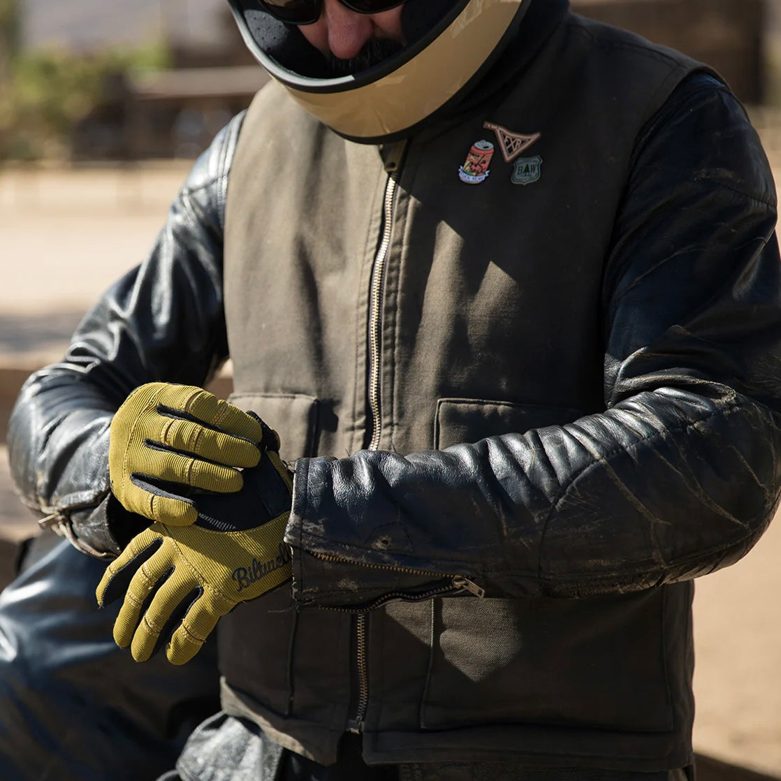 BIltwell ビルトウェル テキスタイルグローブ "Moto Gloves" 【オリーブ/ブラック】