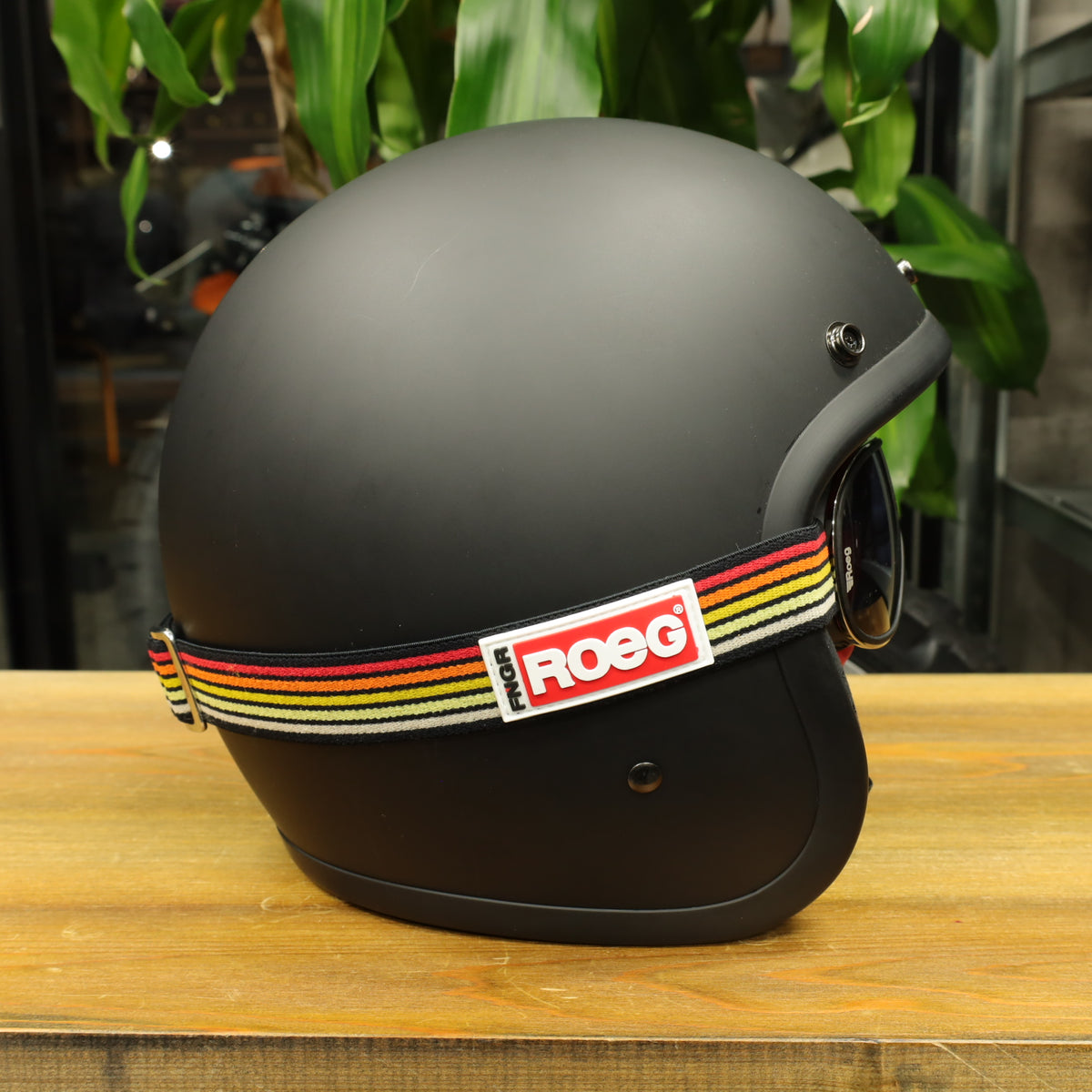 Roeg ローグ ヴィンテージスタイル ゴーグル ”Jettson Foundry goggle black/yellow/red"