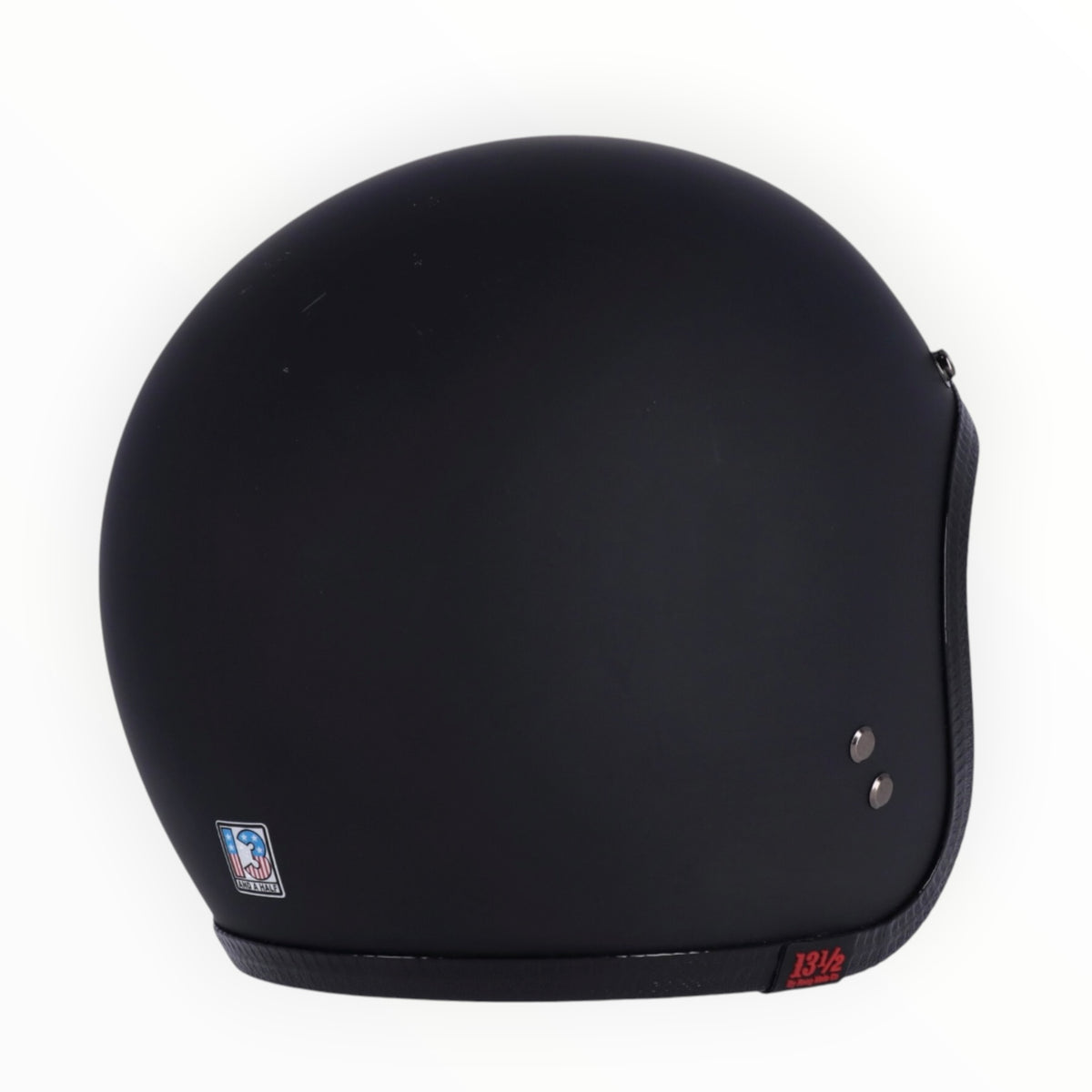 13 1/2(サーティーアンドアハーフ)”Skull bucket" ジェットヘルメットmatte black 【装飾品】