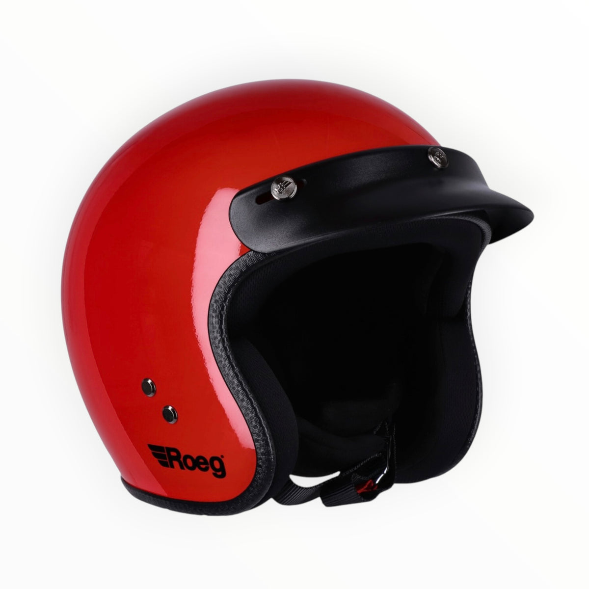 Roeg ローグ ジェットヘルメット flaming red gloss 【装飾品】