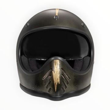 DMD フルフェイスヘルメット【HANDMADE SEVENTY SEVEN シリーズ】　”ARROW GOLD LEAF”  装飾品