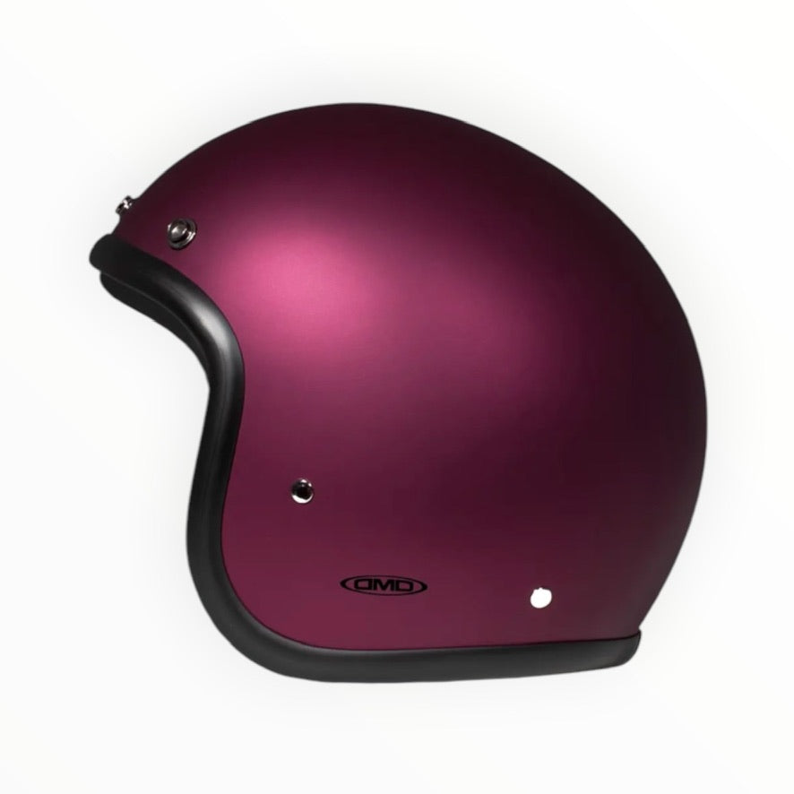 DMD ジェットヘルメット【RETROシリーズ】　”PURPLE MATT”  装飾品