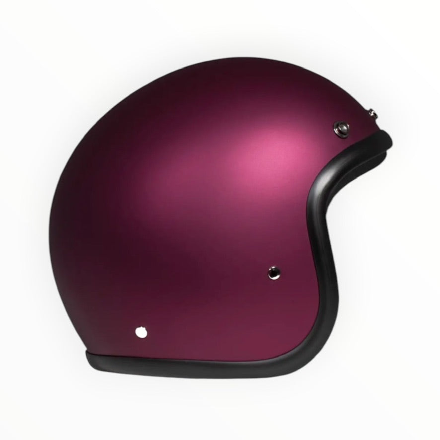 DMD ジェットヘルメット【RETROシリーズ】　”PURPLE MATT”  装飾品