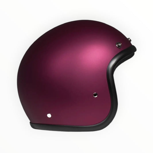 DMD ジェットヘルメット【RETROシリーズ】　”PURPLE MATT”  装飾品