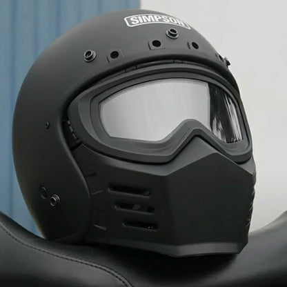 SIMPSON シンプソン ”Chopper"  ジェットヘルメット専用ゴーグル【ミラーレンズ】