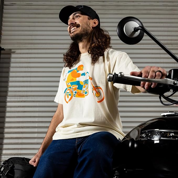 Biltwell ビルトウェル 半袖Tシャツ "Howdy T-shirts"【オフホワイト】