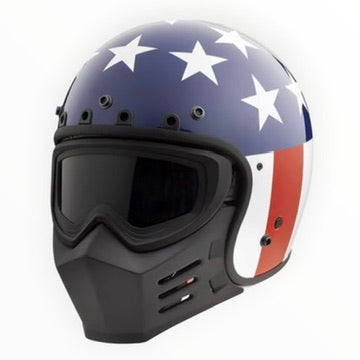 SIMPSON シンプソン ”Chopper"  ジェットヘルメット専用ゴーグル【ミラーレンズ】