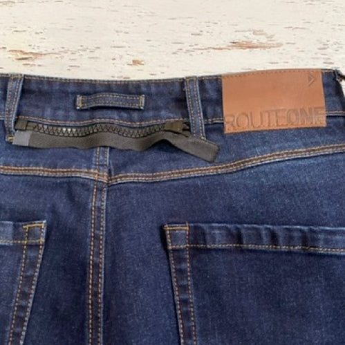 MERLIN ライディングデニムパンツ 2色（ブラック/インディゴ）　”Dixon AA Riding Jeans”