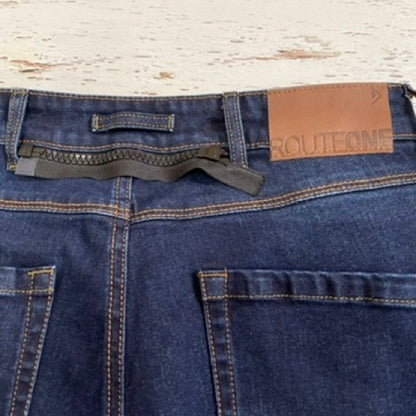 MERLIN ライディングデニムパンツ 2色（ブラック/インディゴ）　”Dixon AA Riding Jeans”