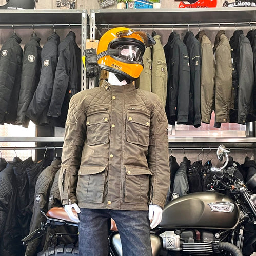 ワックスコットンジャケット 【オリーブ】 "Edale II D3O Jacket"