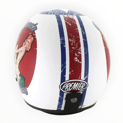 PREMIER プレミア【CLASSIC】ジェットヘルメットヘルメット "PIN UP 8 BM" 装飾品