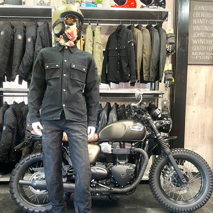 ストレッチシャツジャケット  ”Brody D3O Single Layer Riding Shirt”【ブラック】