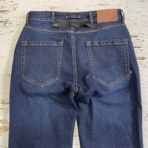 MERLIN ライディングデニムパンツ 2色（ブラック/インディゴ）　”Dixon AA Riding Jeans”