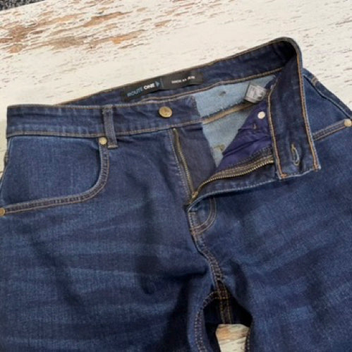 MERLIN ライディングデニムパンツ 2色（ブラック/インディゴ）　”Dixon AA Riding Jeans”