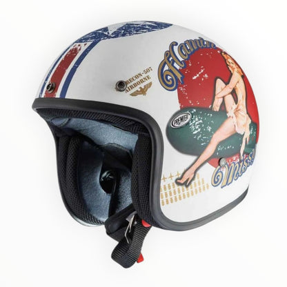 PREMIER プレミア【CLASSIC】ジェットヘルメットヘルメット "PIN UP 8 BM" 装飾品