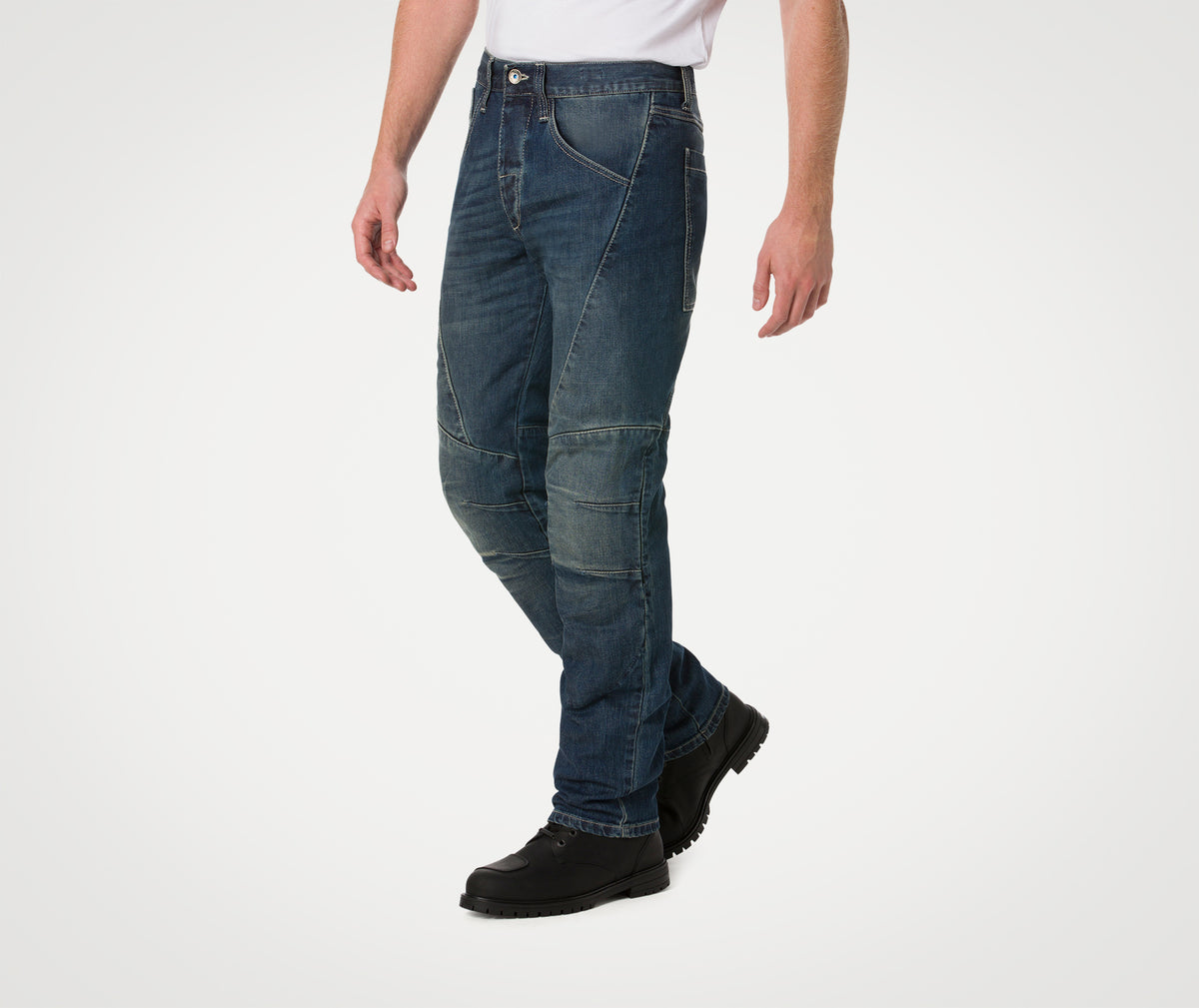 PMJ DALLAS （ダラス）ライディングデニムパンツ ブルー