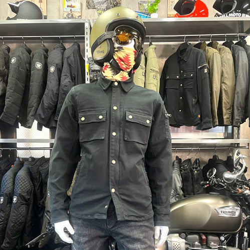 ストレッチシャツジャケット  ”Brody D3O Single Layer Riding Shirt”【ブラック】