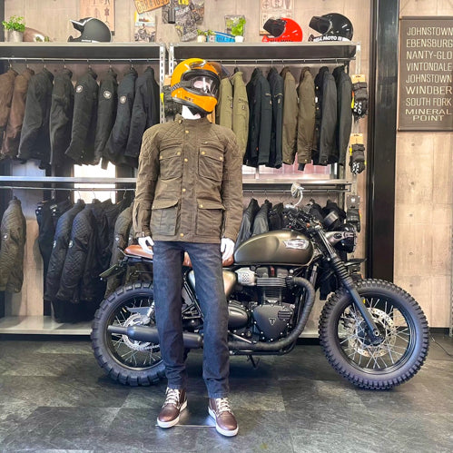 ワックスコットンジャケット 【オリーブ】 "Edale II D3O Jacket"