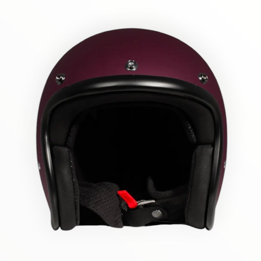 DMD ジェットヘルメット【RETROシリーズ】　”PURPLE MATT”  装飾品