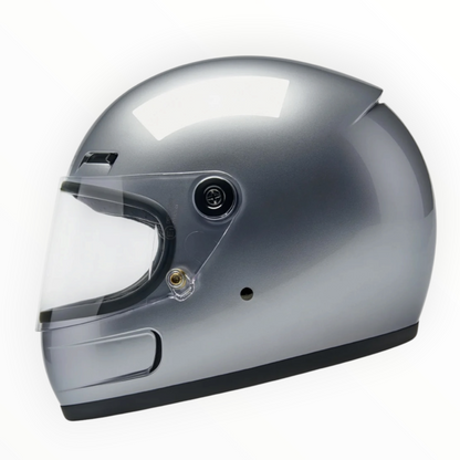 Biltwell ビルトウェル "GRINGO SV" フルフェイスヘルメット Gloss Silver【装飾品】