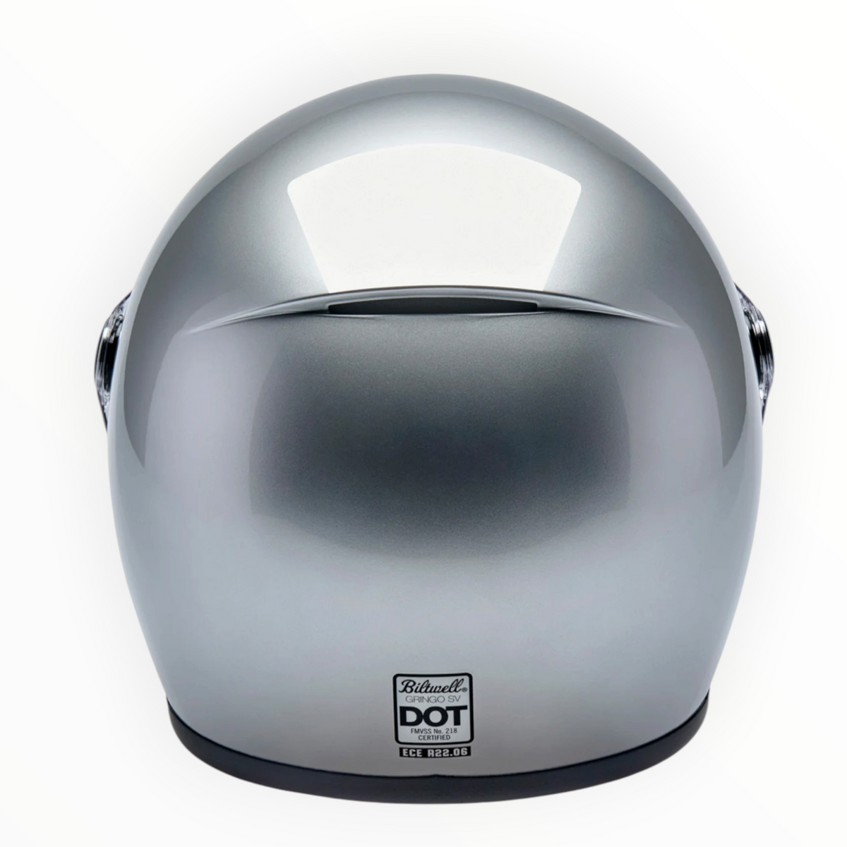 Biltwell ビルトウェル "GRINGO SV" フルフェイスヘルメット Gloss Silver【装飾品】