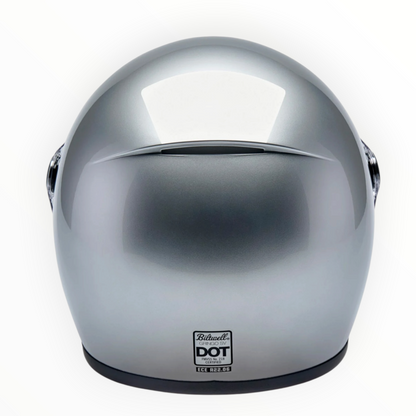Biltwell ビルトウェル "GRINGO SV" フルフェイスヘルメット Gloss Silver【装飾品】