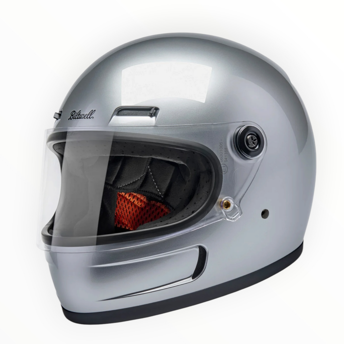 Biltwell ビルトウェル "GRINGO SV" フルフェイスヘルメット Gloss Silver【装飾品】