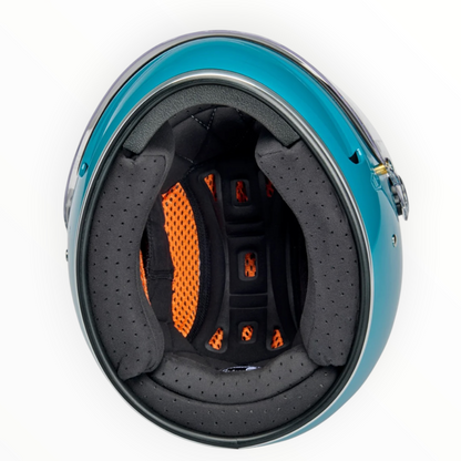 Biltwell ビルトウェル "GRINGO SV" フルフェイスヘルメット Gloss Atlantic Teal【装飾品】