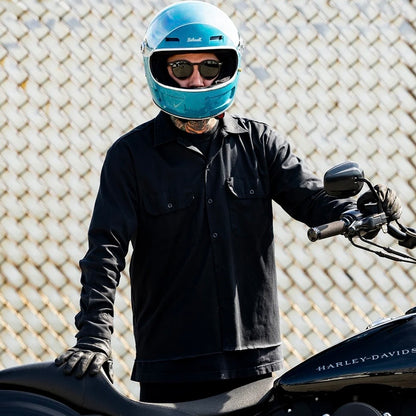 Biltwell ビルトウェル "GRINGO SV" フルフェイスヘルメット Gloss Atlantic Teal【装飾品】
