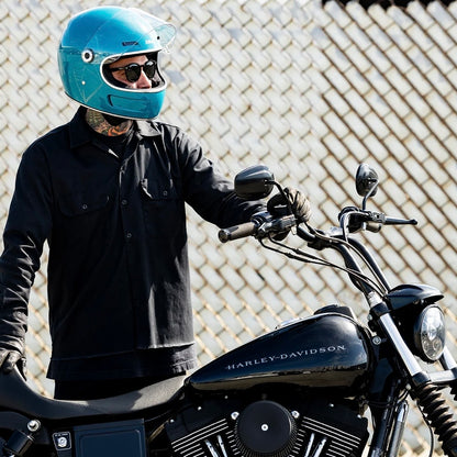Biltwell ビルトウェル "GRINGO SV" フルフェイスヘルメット Gloss Atlantic Teal【装飾品】
