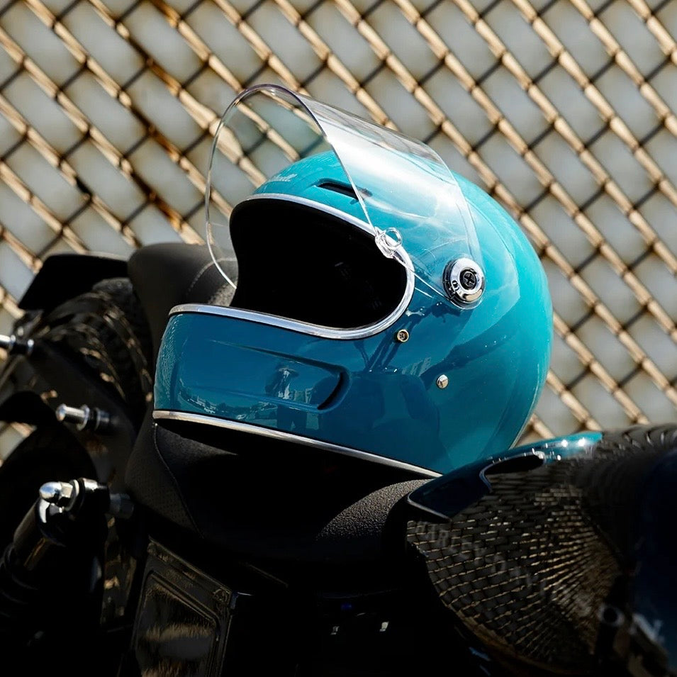 Biltwell ビルトウェル "GRINGO SV" フルフェイスヘルメット Gloss Atlantic Teal【装飾品】