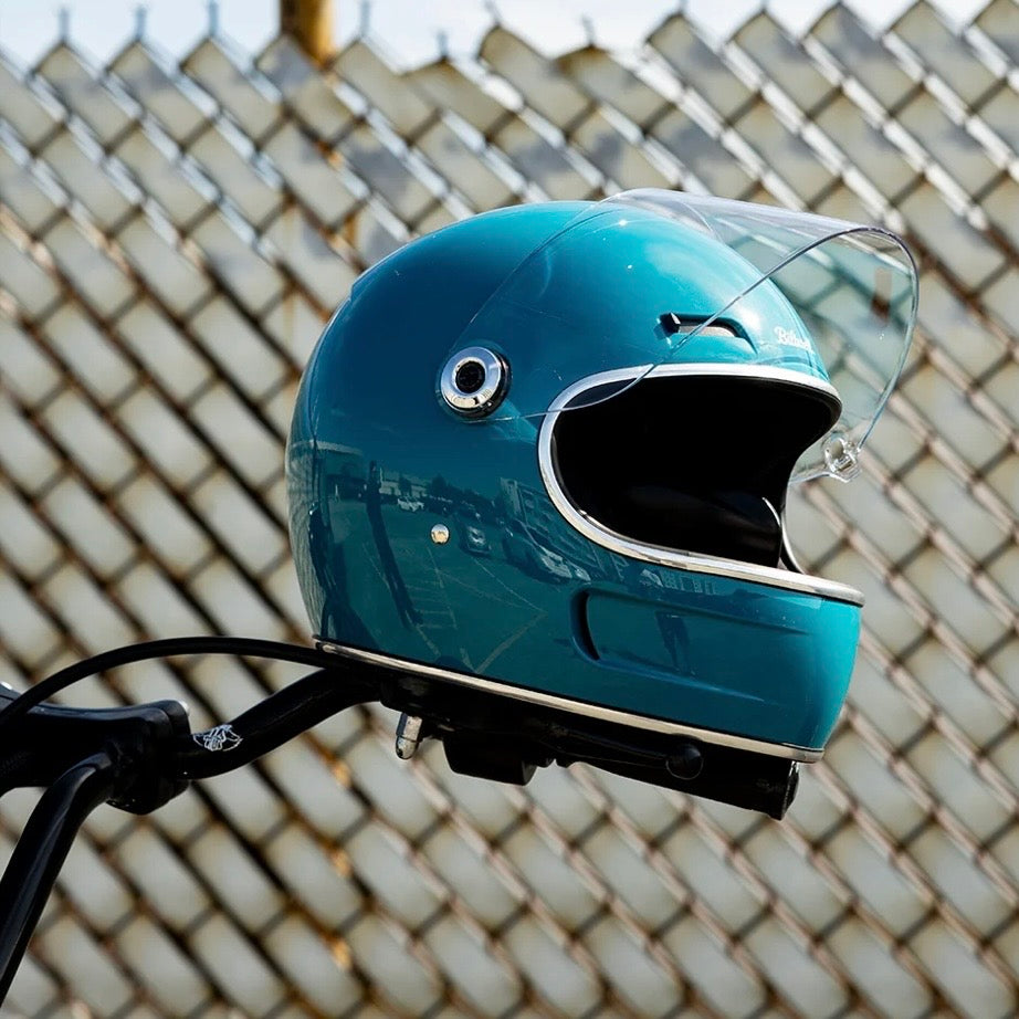 Biltwell ビルトウェル "GRINGO SV" フルフェイスヘルメット Gloss Atlantic Teal【装飾品】