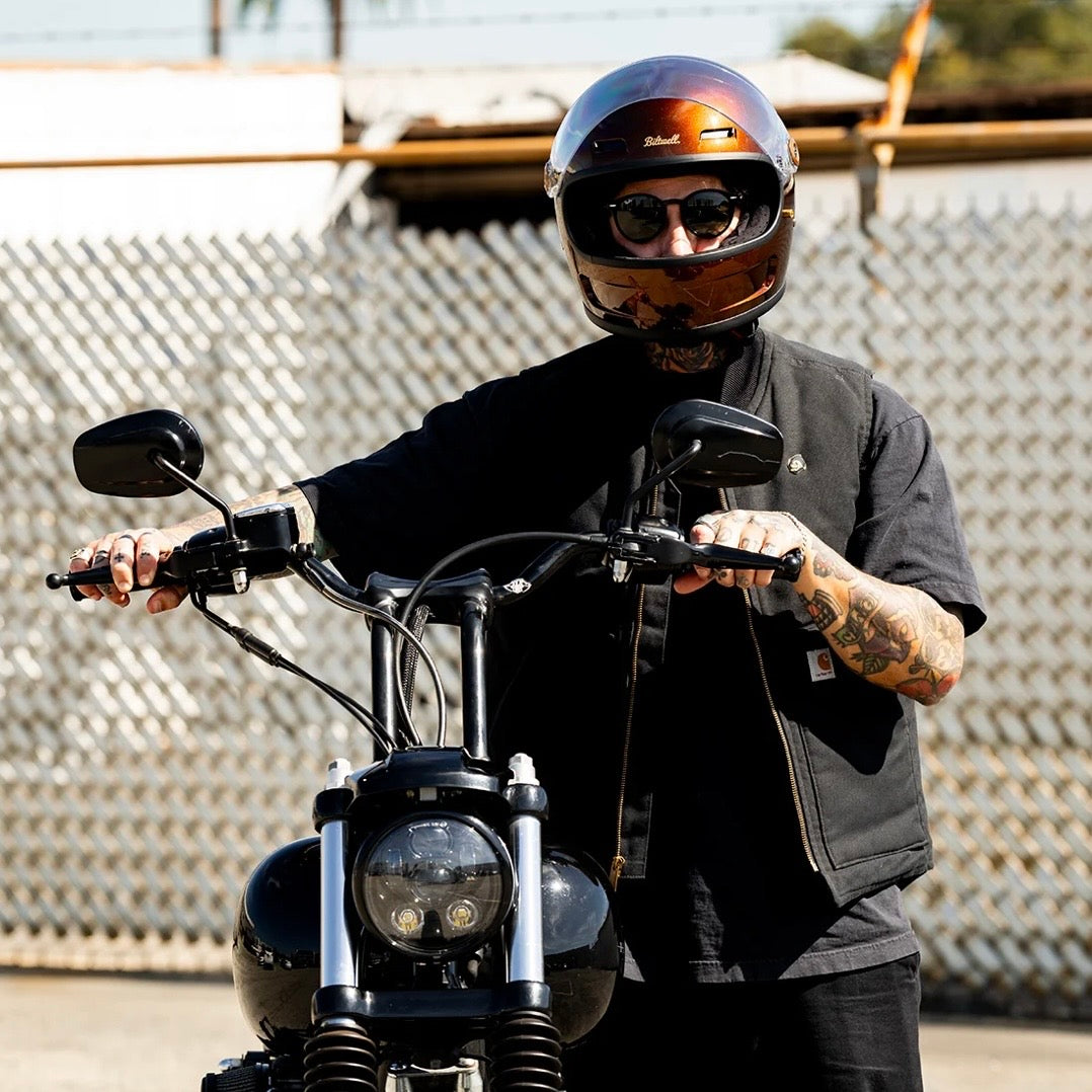 Biltwell ビルトウェル "GRINGO SV" フルフェイスヘルメット Metallic Whiskey【装飾品】