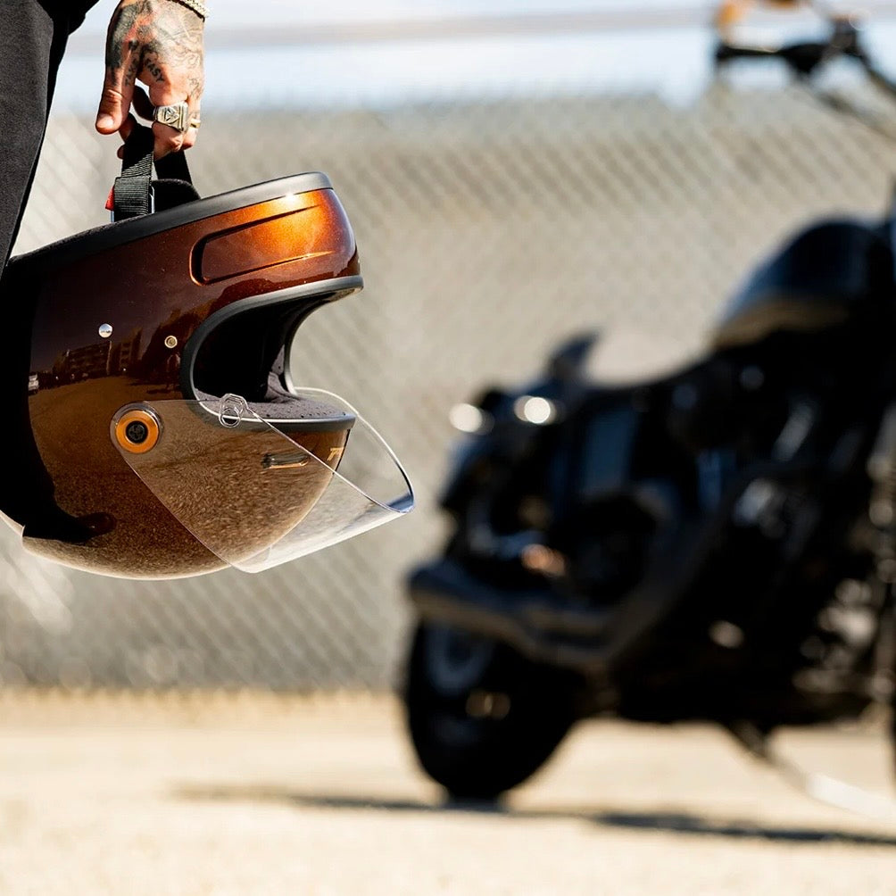 Biltwell ビルトウェル "GRINGO SV" フルフェイスヘルメット Metallic Whiskey【装飾品】