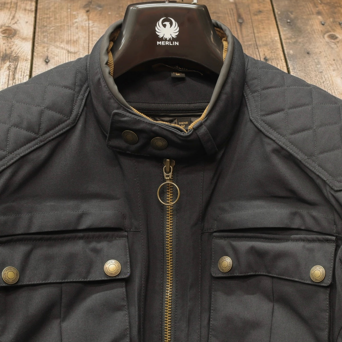 MERLIN マーリン 防水 エコラミネートジャケット "COPLOW ECO LAMINATED D3O JACKET" 【ブラック】