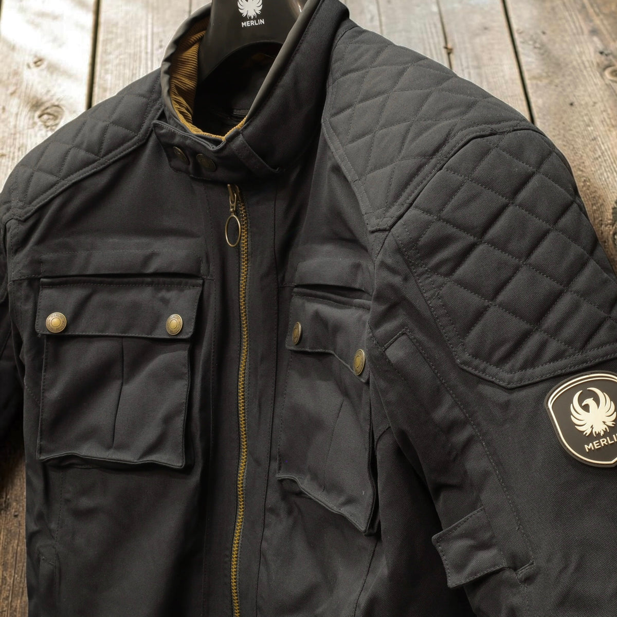 MERLIN マーリン 防水 エコラミネートジャケット "COPLOW ECO LAMINATED D3O JACKET" 【ブラック】