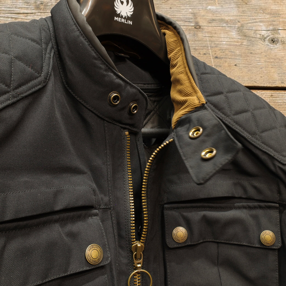 MERLIN マーリン 防水 エコラミネートジャケット "COPLOW ECO LAMINATED D3O JACKET" 【ブラック】