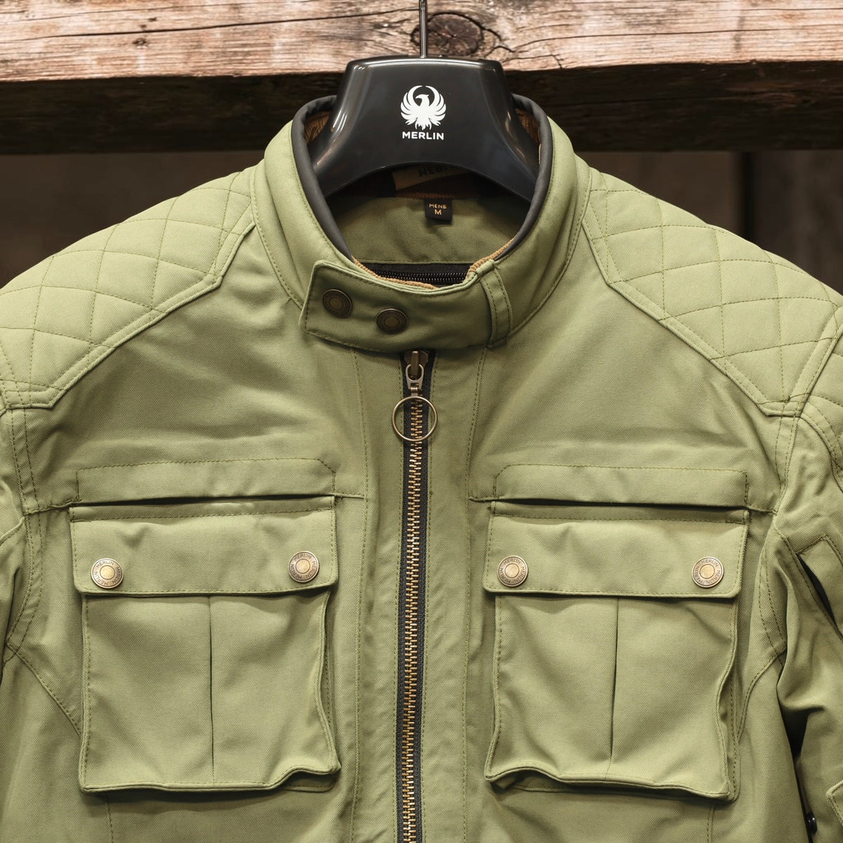 MERLIN マーリン 防水 エコラミネートジャケット "COPLOW ECO LAMINATED D3O JACKET" 【グリーン】