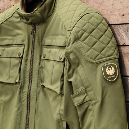 MERLIN マーリン 防水 エコラミネートジャケット "COPLOW ECO LAMINATED D3O JACKET" 【グリーン】