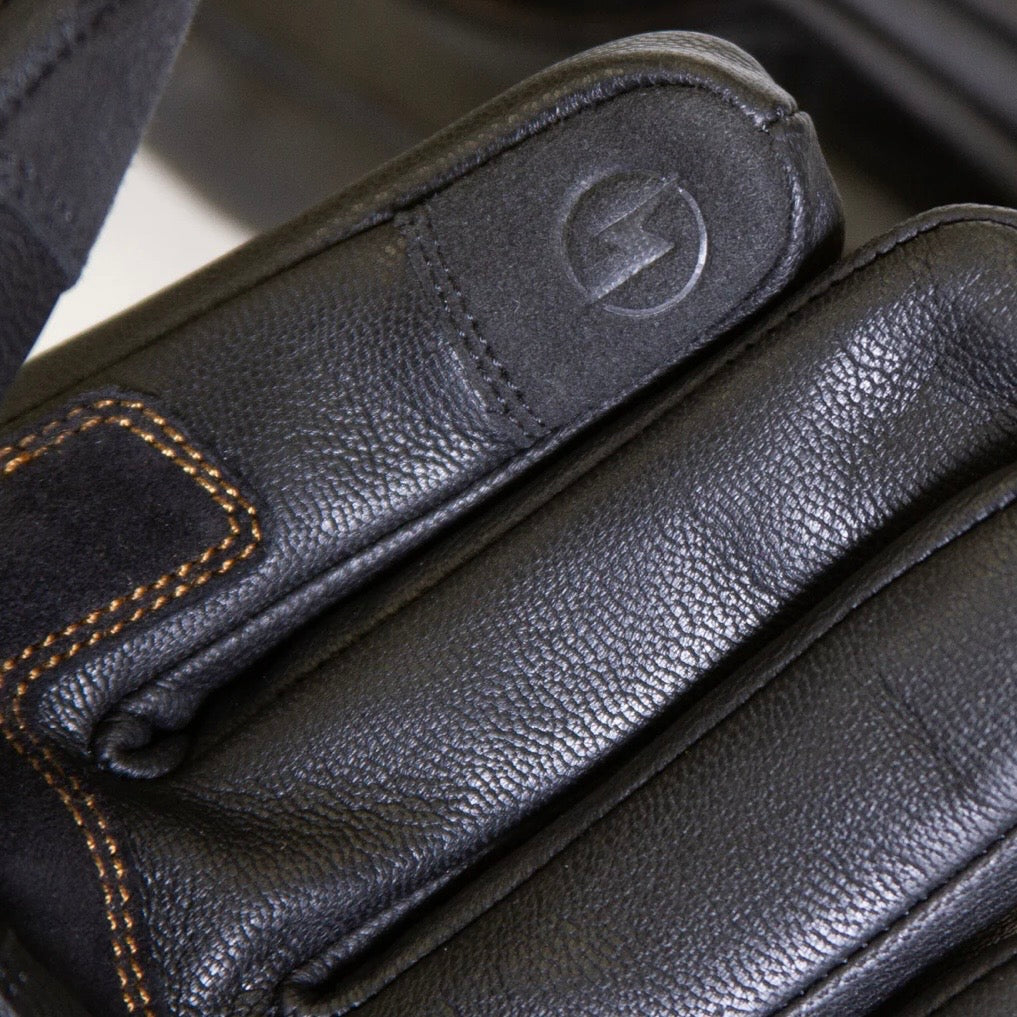 MERLIN （マーリン）防寒最強 防水レザーグローブ "Calton CE2 D3O Waterproof Leather Glove" 【ブラック】